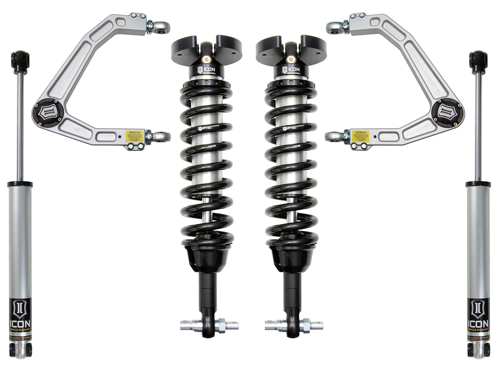ICON Vehicle Dynamics 2019-2026 Chevrolet Silverado 1500/GMC Sierra 1500, 1.5-3.5" Lift, Stage 2 Suspension System, Billet