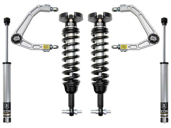 ICON Vehicle Dynamics 2019-2026 Chevrolet Silverado 1500/GMC Sierra 1500, 1.5-3.5" Lift, Stage 2 Suspension System, Billet