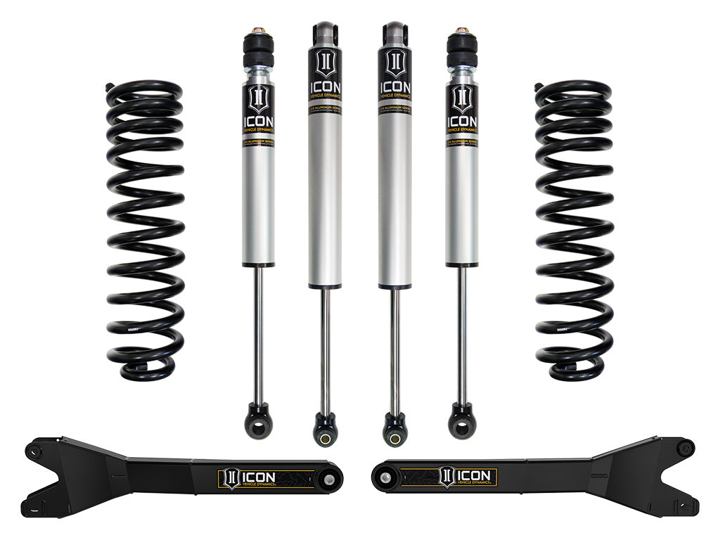 ICON Vehicle Dynamics 2023-2026 Ford F-250/F-350/F-450 Super Duty 4WD, Diesel, 2.5" Lift, Stage 1 Suspension System w/ Radius Arms