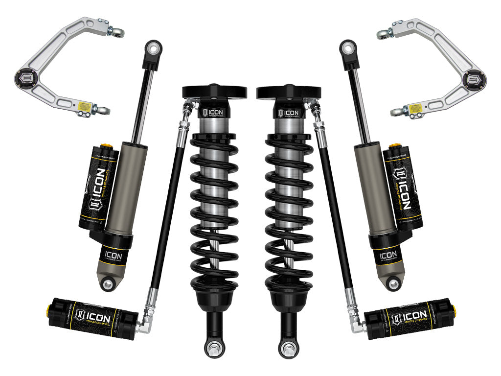 ICON Vehicle Dynamics 2019-2026 Chevrolet Silverado 1500/GMC Sierra 1500, 1.5-3.5" Lift, Stage 3 Suspension System, Billet