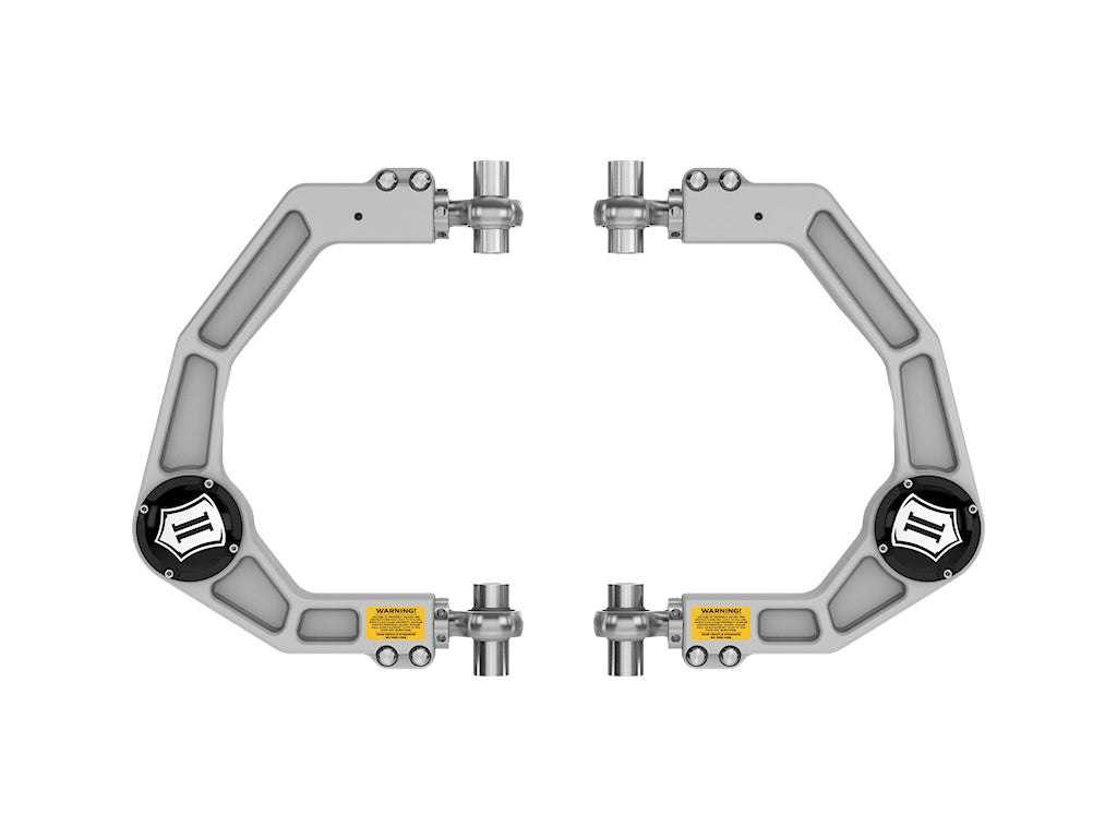 ICON Vehicle Dynamics 2021-2026 Ford F-150, Front, Billet Upper Control Arms w/ Delta Joint Pro