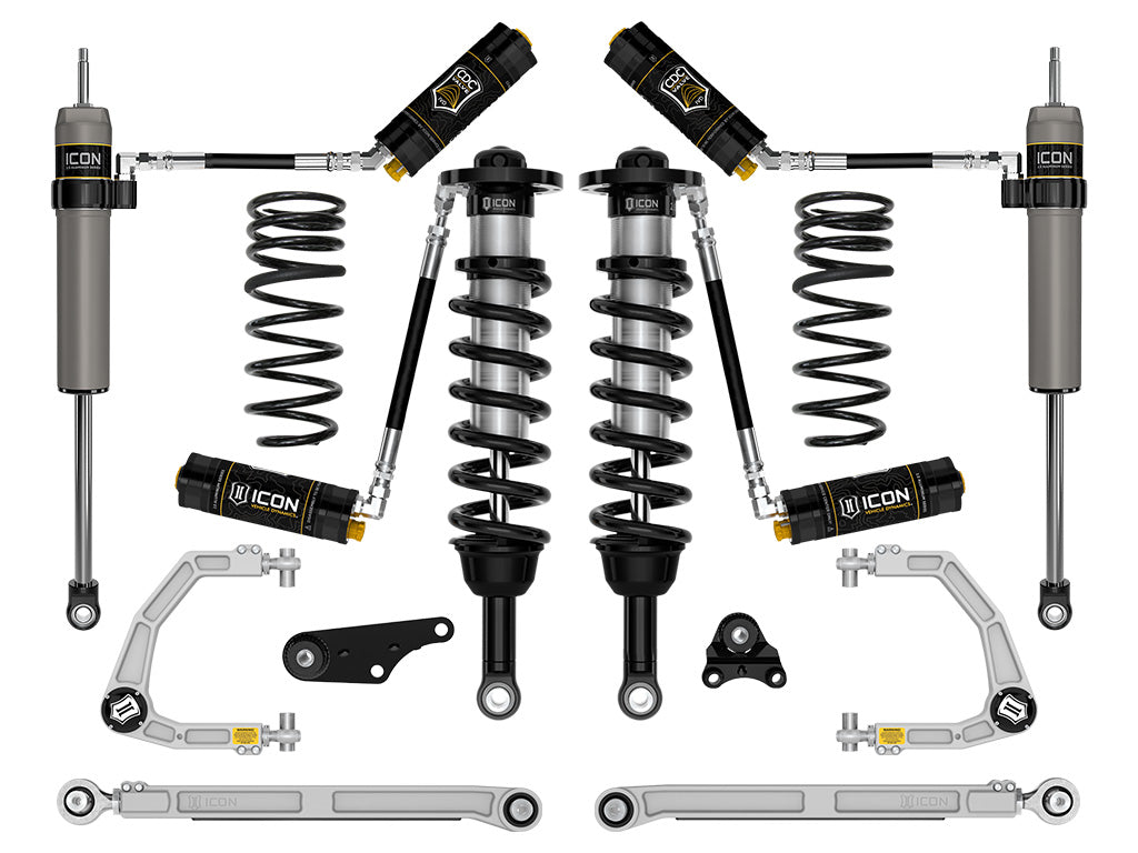 ICON Vehicle Dynamics 2024-2026 Toyota Tacoma 1.25-3" Lift, Stage 8 Suspension System, Billet, Triple Rate Rear Springs