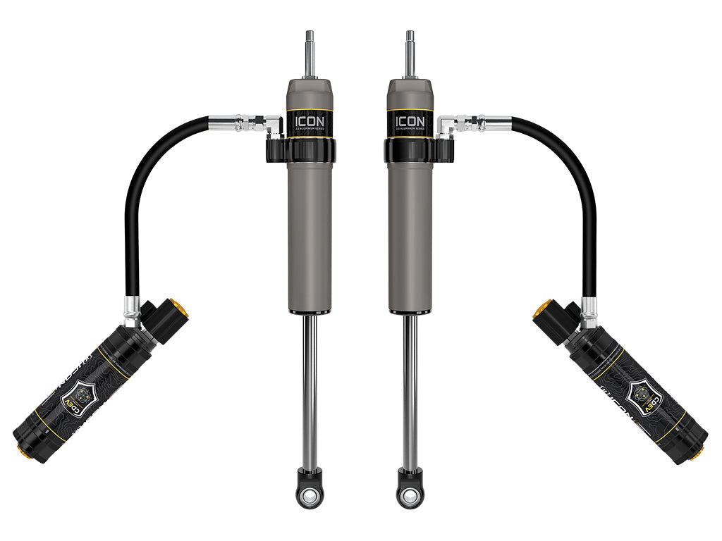 ICON Vehicle Dynamics 2025-2026 Toyota 4Runner, 0-3” Lift, Rear, V.S. 2.5 Aluminum Series Shock Absorbers, Remote Reservoir w/ CDEV, Pair