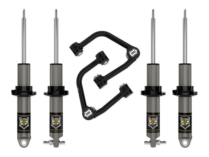 ICON Vehicle Dynamics 2021-2026 Ford Bronco, HOSS 1.0 Package, 1.375-3" Lift, Stage 2 Suspension System, Tubular