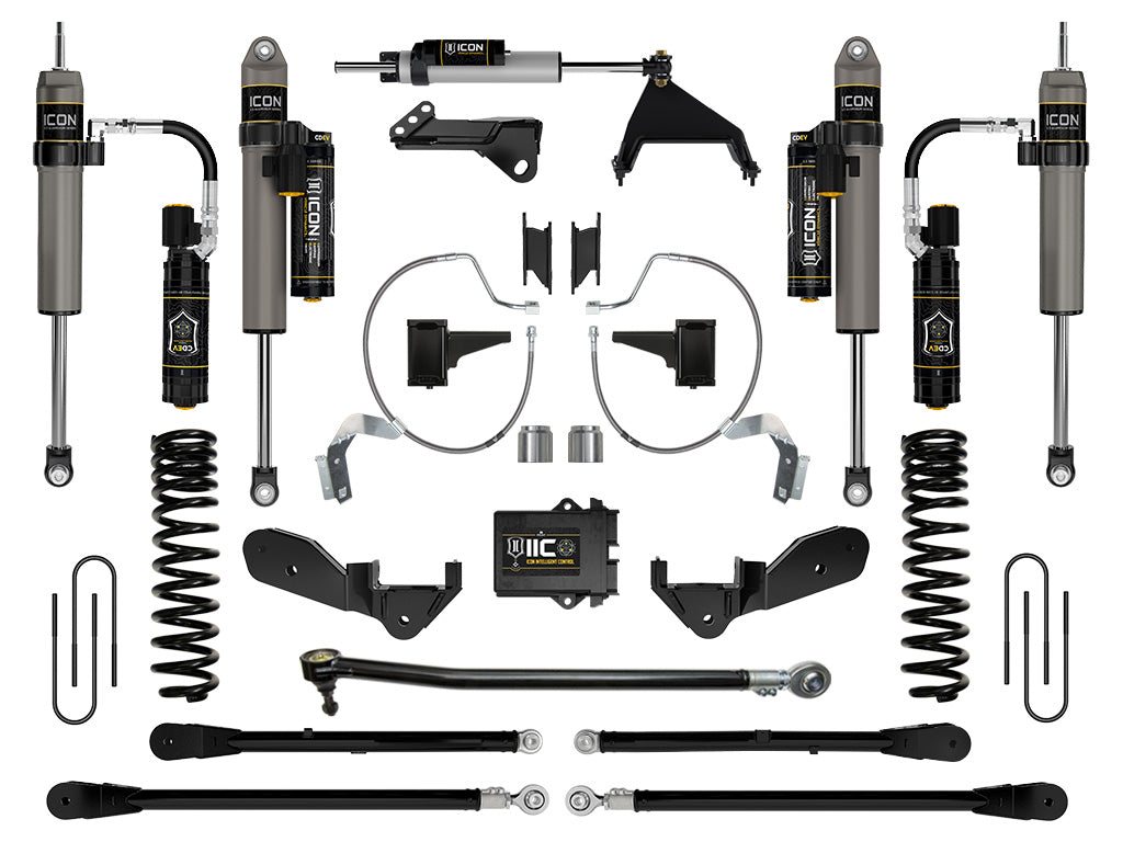 ICON Vehicle Dynamics 2023-2026 Ford F-250/F-350 Super Duty 4WD, Diesel, 4.5" Lift, Stage 8 Suspension System