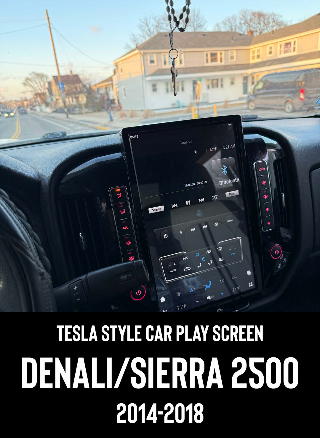 GMC Sierra &amp; Denali 2500 Tesla Style Screen 2014-2018
