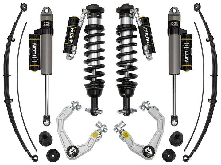 ICON Vehicle Dynamics 19-21 Ford Ranger, 0-3.5" Lift, Stage 7 Susp System, Billet UCA Al Knuckle