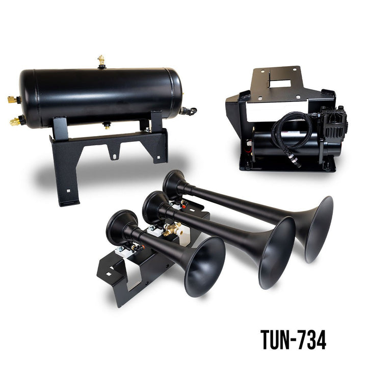 Kleinn Demon 730 Train Horn &amp; Onboard Air System - 2007-2021 Toyota Tundra - image 1
