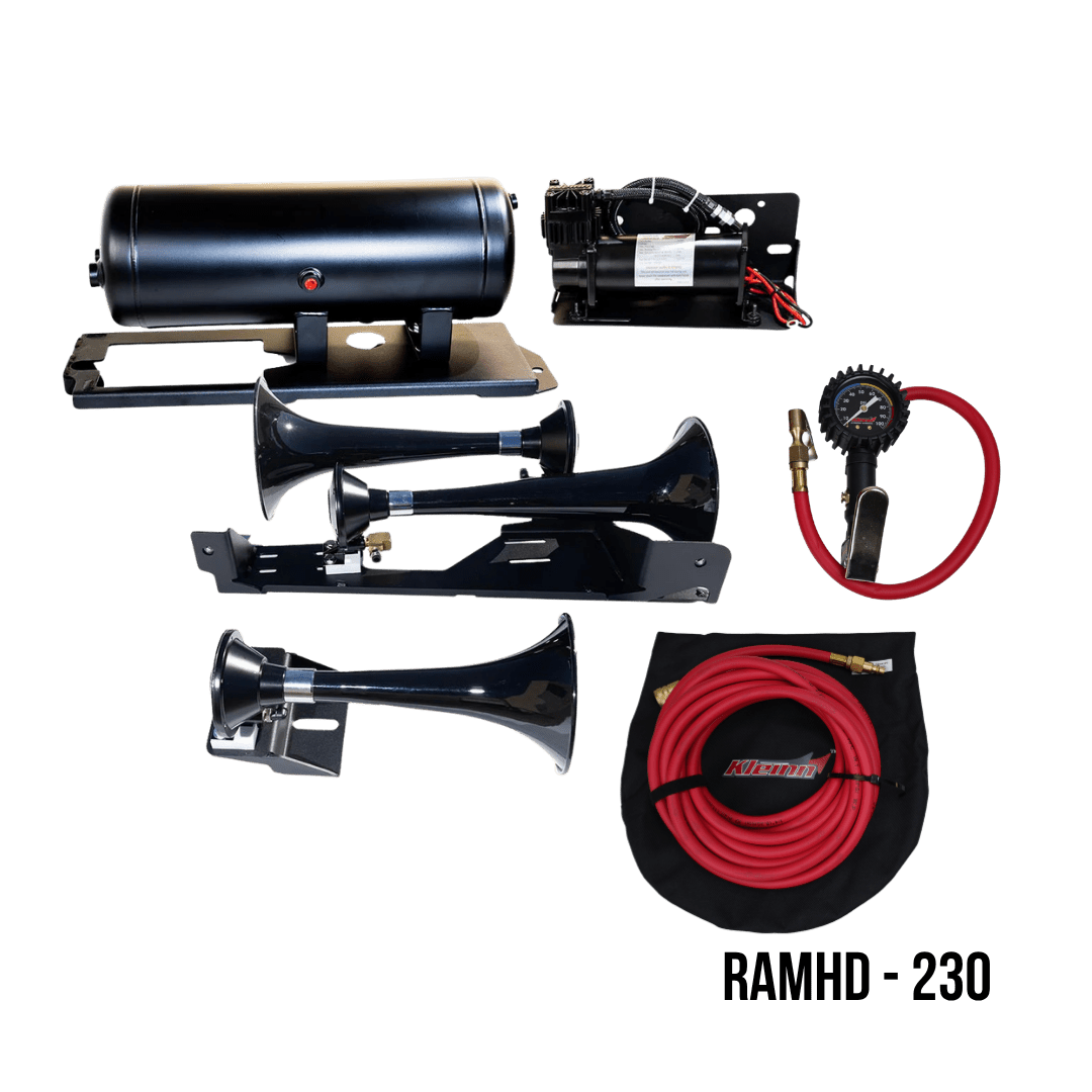 Kleinn Beast 230 Train Horn &amp; Onboard Air System - 2014-2026 RAM 2500/3500 - image 1