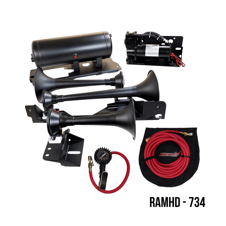 Kleinn Demon 730 Train Horn &amp; Onboard Air System - 2014-2026 RAM 2500/3500 - image 4