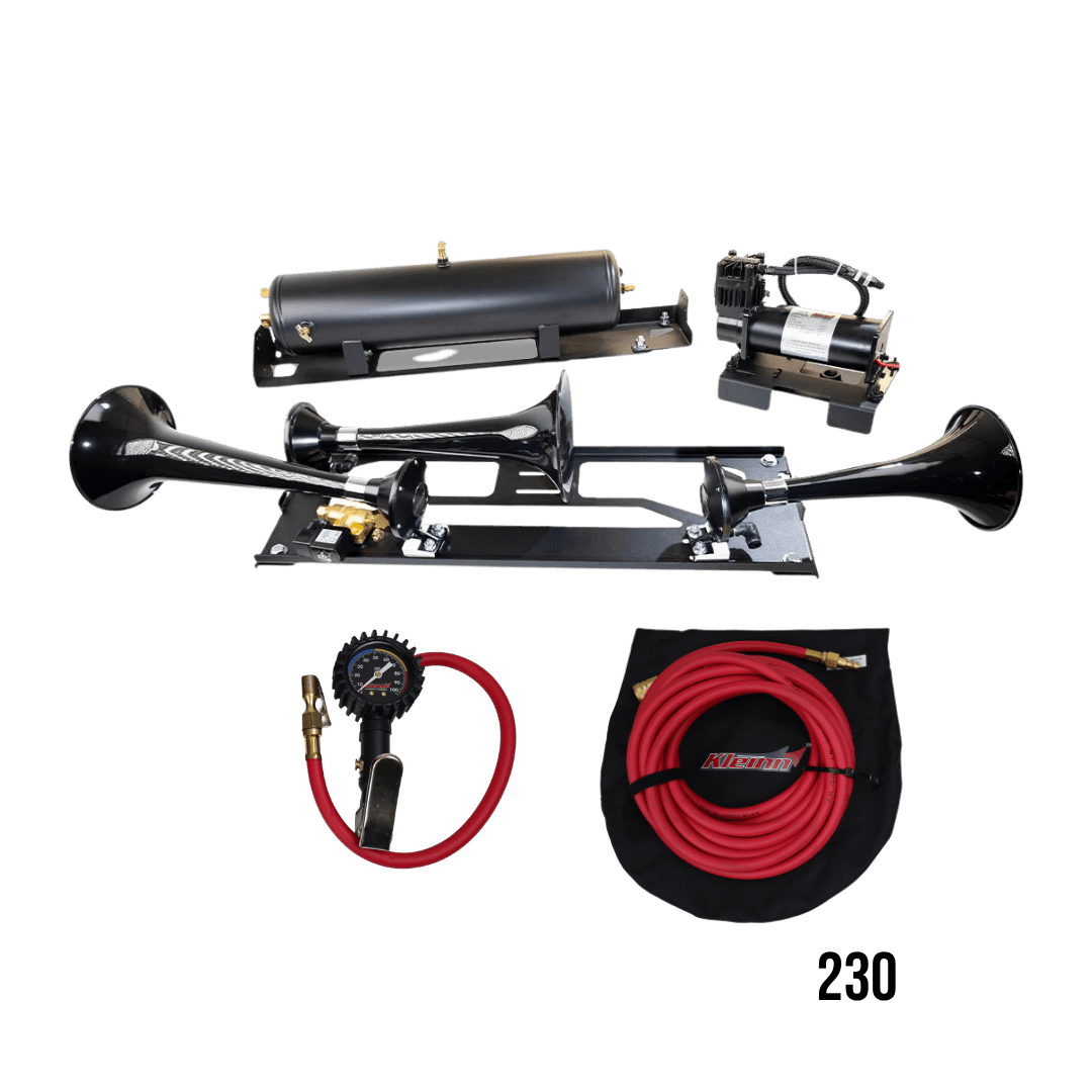 Kleinn Demon 730 Train Horn &amp; Onboard Air System - 2017-2022 Ford Super Duty F-250/F-350/F-450 - image 4