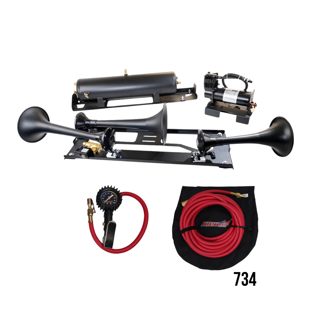 Kleinn Demon 730 Train Horn & Onboard Air System - 2017-2022 Ford Super Duty F-250/F-350/F-450 - image 1