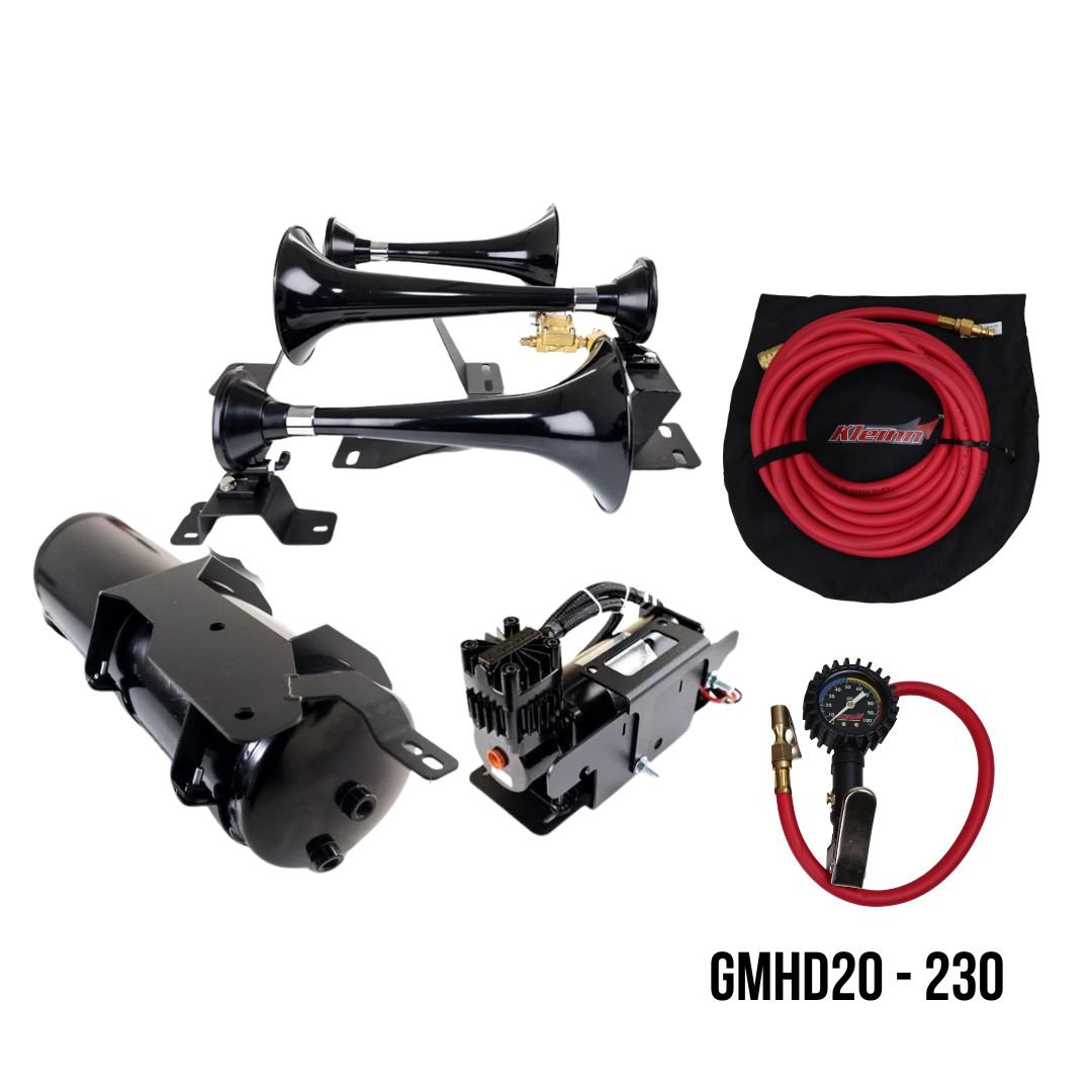 Kleinn Demon 730 Train Horn &amp; Onboard Air System - 2020-2026 Silverado &amp; Sierra 2500HD/3500HD - image 3