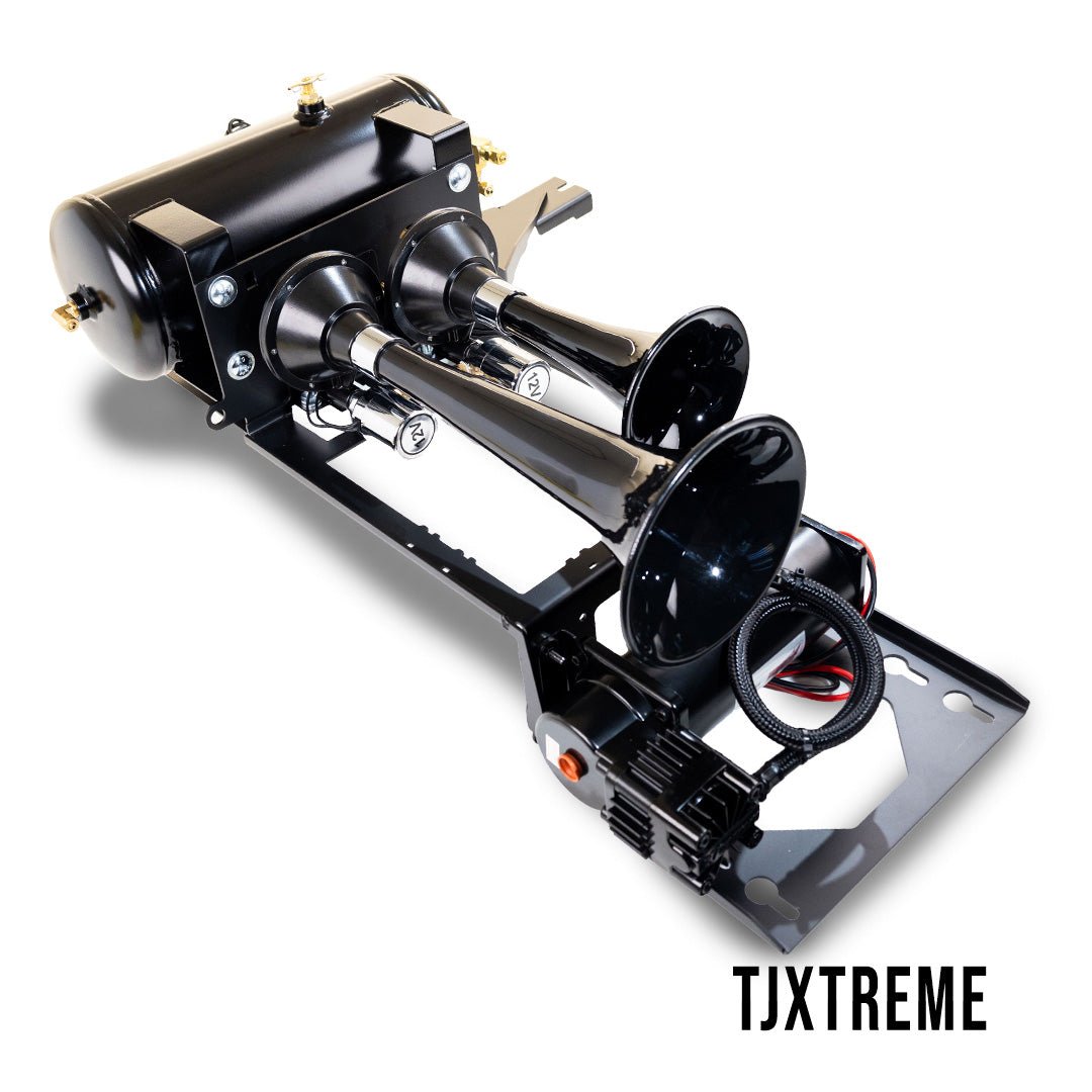 Kleinn Model 102 Dual Air Horn &amp; Onboard Air System - 1997-2006 Jeep Wrangler TJ/LJ - image 3