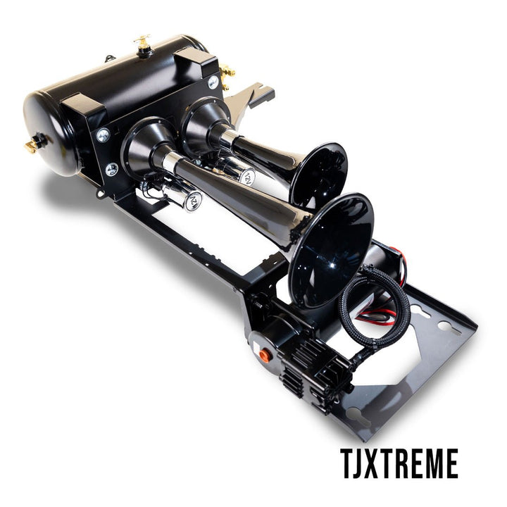 Kleinn Model 102 Dual Air Horn &amp; Onboard Air System - 1997-2006 Jeep Wrangler TJ/LJ - image 3