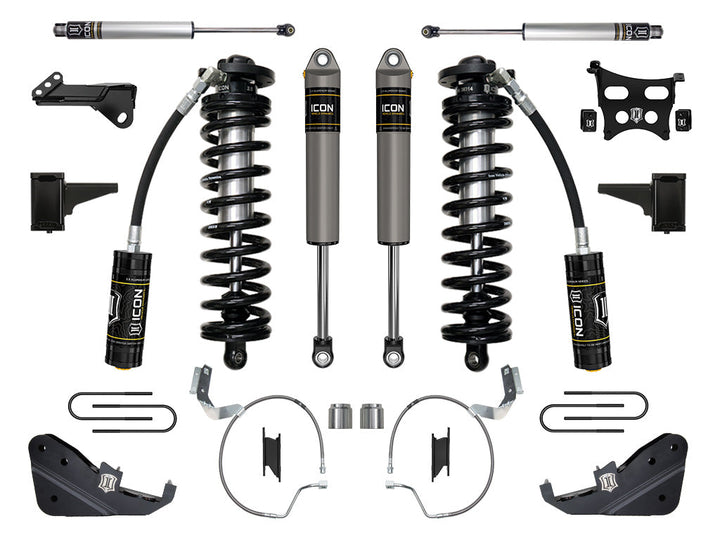 ICON Vehicle Dynamics 2023-2026 Ford F-250/F-350 Super Duty 4WD, 4-5.5" Lift, Stage 3 Coilover Conversion System