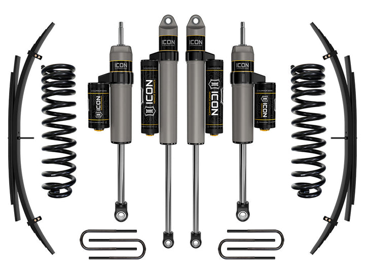 ICON Vehicle Dynamics 2017-2019 Ford F-250/F-350 4WD Diesel, 2.5" Lift, Stage 2 Suspension System w/ Expansion Packs