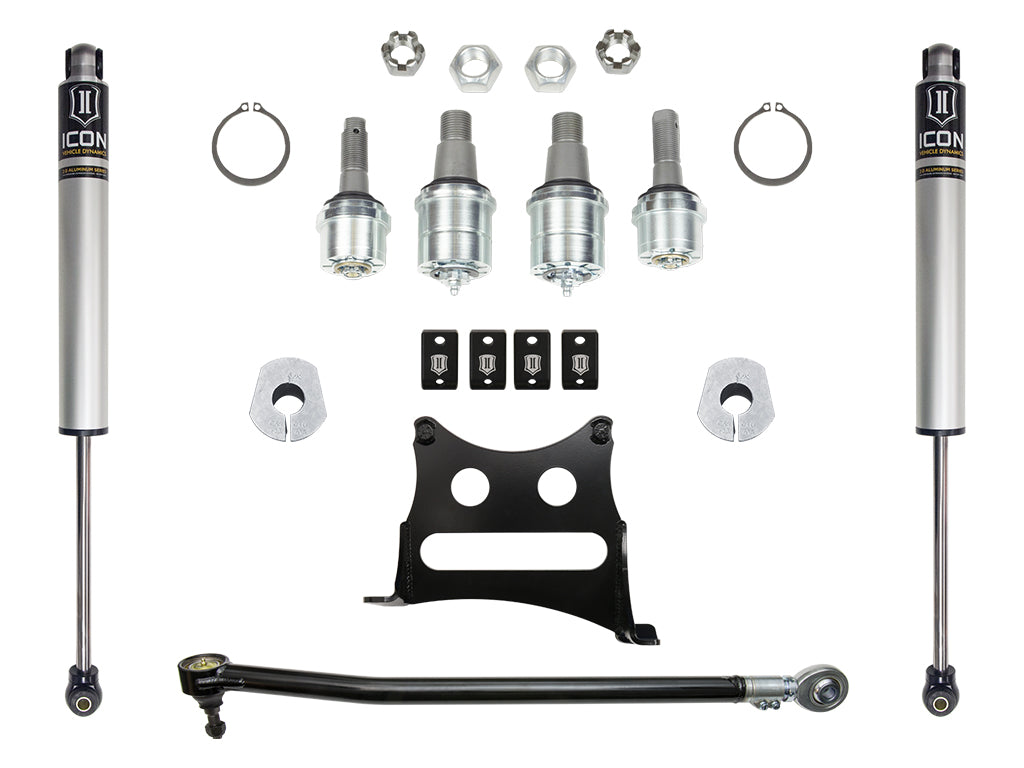 ICON Vehicle Dynamics 2017-2022 Ford F-250/F-350 Super Duty 4WD, Ultimate Front End Kit, Stage 4