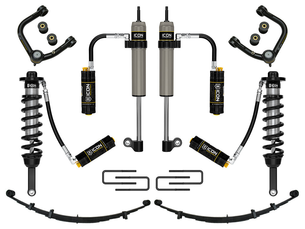 ICON Vehicle Dynamics 2005-2015 Toyota Tacoma 0-3.5" Lift, Stage 9 Suspension System, Tubular, CDCV