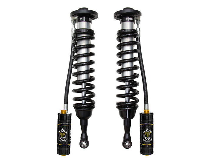 ICON Vehicle Dynamics 2007-2021 Toyota Tundra, w/ ProComp 6” Lift, Front, V.S. 2.5 Series Coilover Kit, Remote Reservoir w/ CDCV, Pair