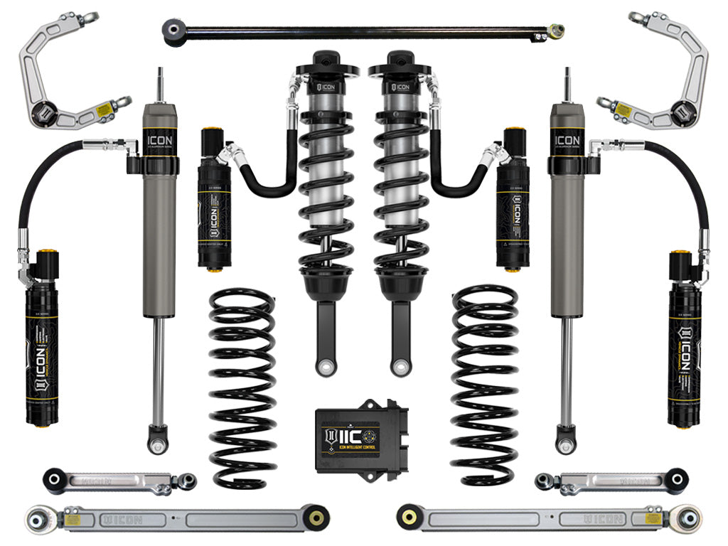 ICON Vehicle Dynamics 2010-2024 Toyota 4Runner, 0-3.5" Lift Stage 9 Suspension System, Billet UCA
