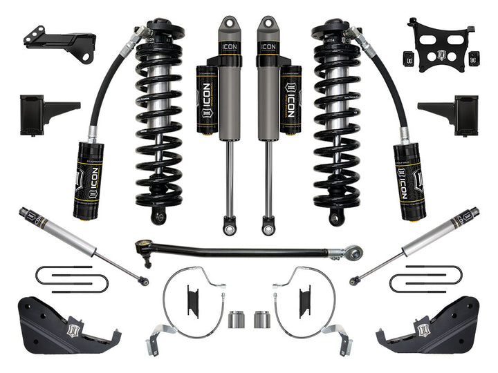 ICON Vehicle Dynamics 2023-2026 Ford F-250/F-350 Super Duty 4WD, 4-5.5" Lift, Stage 4 Coilover Conversion System