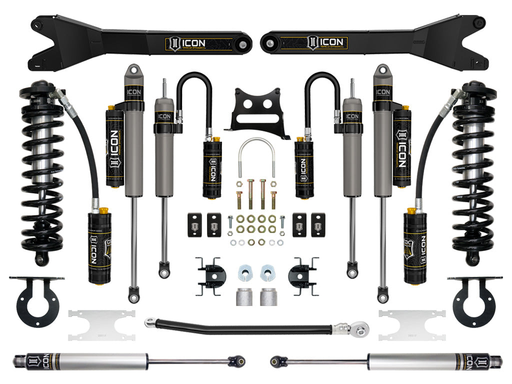 ICON Vehicle Dynamics 2005-2016 Ford F250/F350, 2.5-3" Lift, Stage 6 Coilover Conversion System
