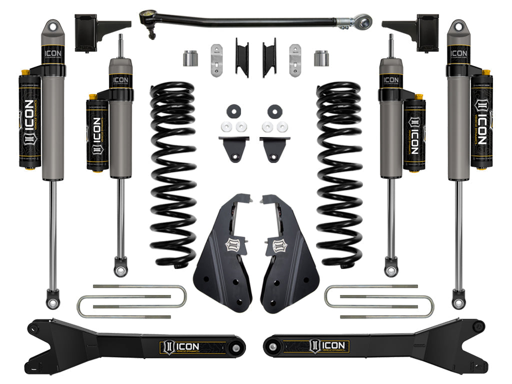 ICON Vehicle Dynamics 20-22 Ford F250/F350, 4.5" Lift, Stage 4 Suspension System, w/Radius Arm