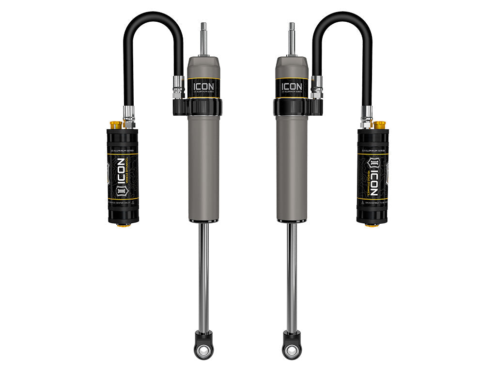 ICON Vehicle Dynamics 1996-2002 Toyota 4Runner, 0-2" Lift, Rear, V.S. 2.5 Aluminum Series Shock Absorbers, Remote Reservoir w/ CDCV, Pair