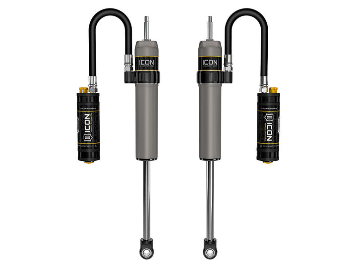 ICON Vehicle Dynamics 1996-2002 Toyota 4Runner, 0-2" Lift, Rear, V.S. 2.5 Aluminum Series Shock Absorbers, Remote Reservoir w/ CDCV, Pair