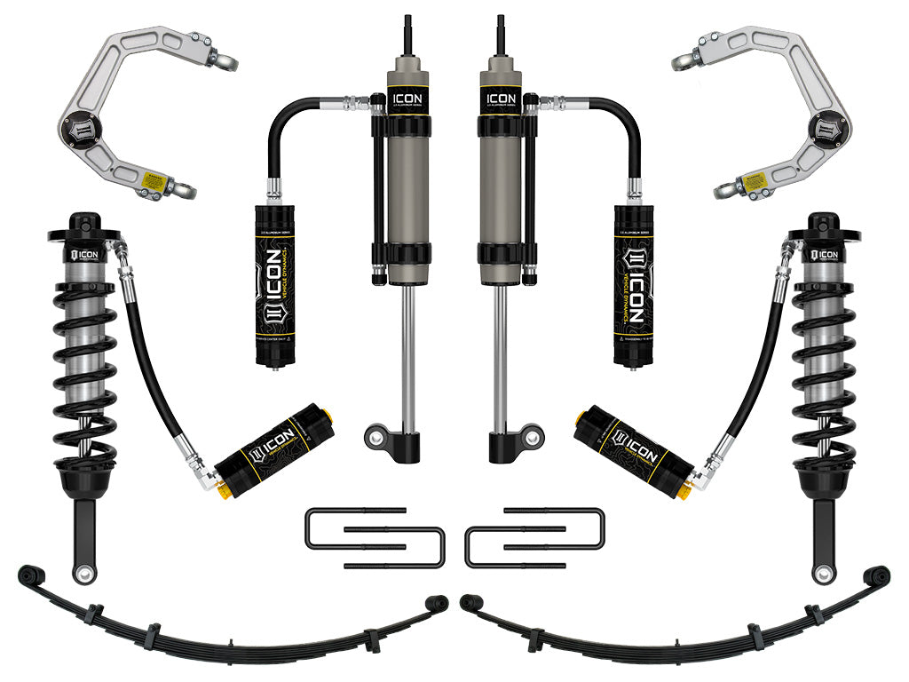 ICON Vehicle Dynamics 2005-2015 Toyota Tacoma 0-3.5" Lift, Stage 10 Suspension System, Billet, CDCV