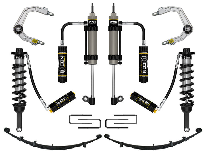 ICON Vehicle Dynamics 2005-2015 Toyota Tacoma 0-3.5" Lift, Stage 10 Suspension System, Billet, CDCV