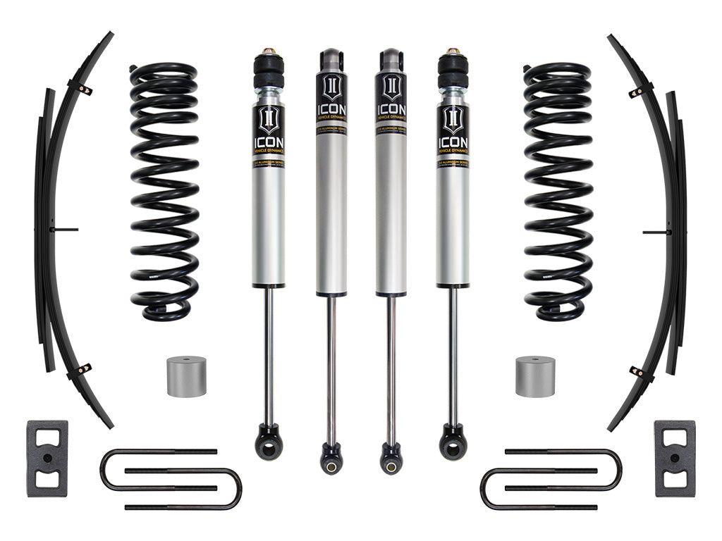 ICON Vehicle Dynamics 2023 Ford F-250/F-350 Super Duty 4WD Gas, 2.5" Lift, Stage 1 Suspension System w/ Expansion Packs
