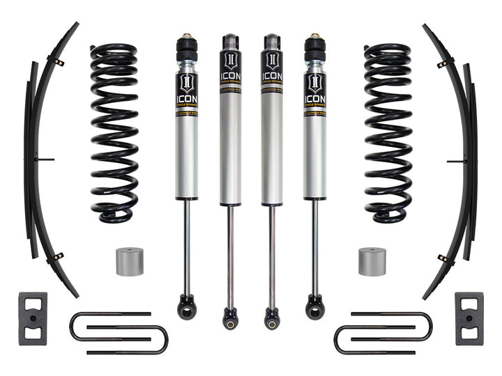ICON Vehicle Dynamics 2023 Ford F-250/F-350 Super Duty 4WD Gas, 2.5" Lift, Stage 1 Suspension System w/ Expansion Packs