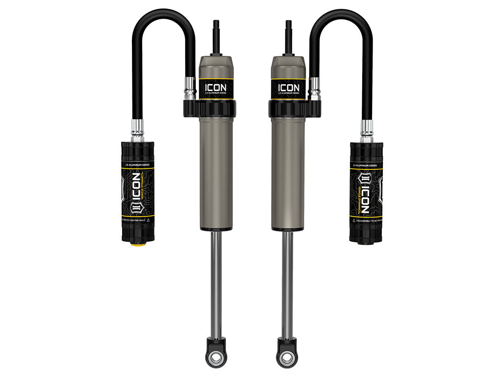 ICON Vehicle Dynamics 2014-2026 Ram 2500, 2.5” Lift, Front, V.S. 2.5 Aluminum Series Shock Absorbers, Remote Reservoir, Pair