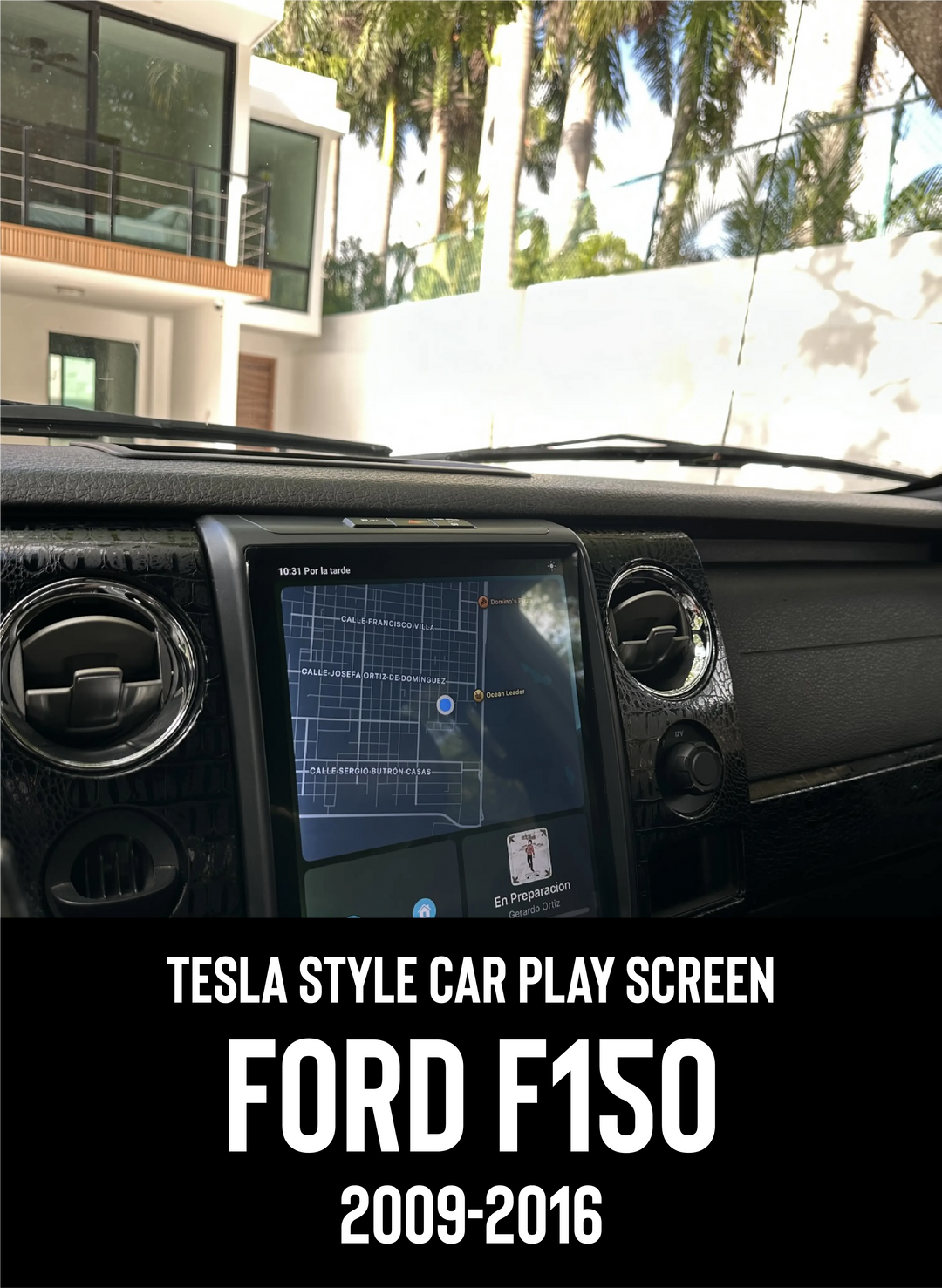 Ford F150 Tesla Style Screen 2009-2016