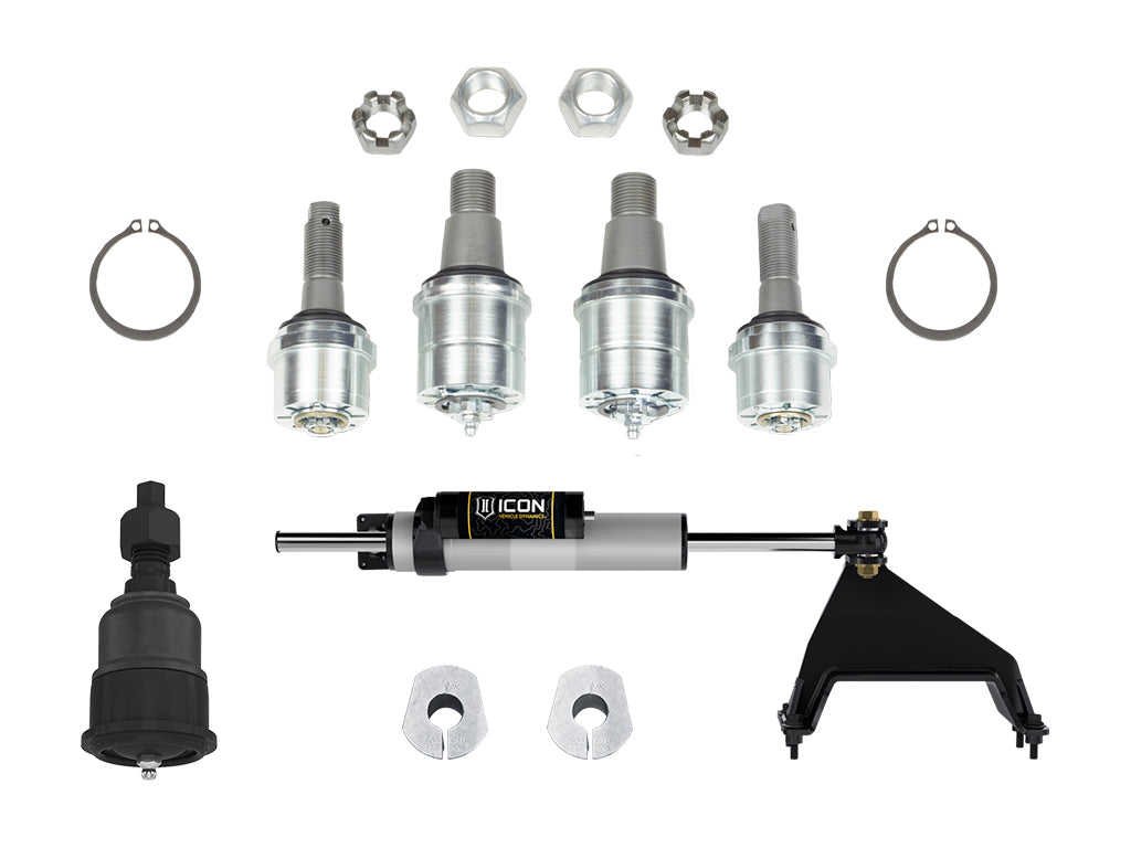 ICON Vehicle Dynamics 2005-2022 Ford F-250/F-350 Super Duty 4WD, Ultimate Front End Kit, Stage 4