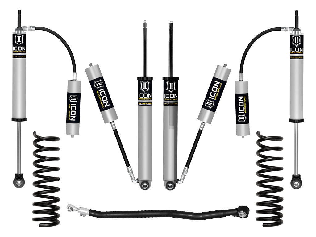 ICON Vehicle Dynamics 2014-2026 Ram 2500 4WD, Diesel, Coil Spring Rear, 2.5" Lift, Stage 2 Suspension System