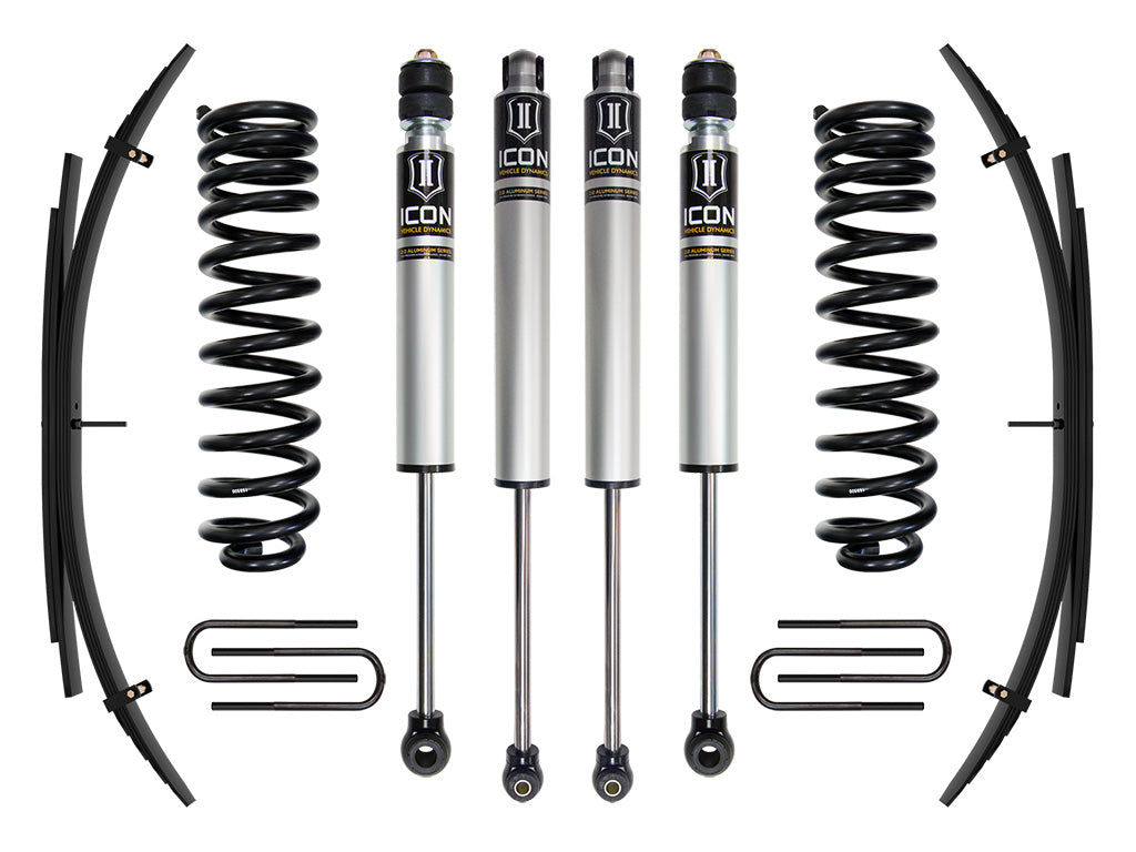 ICON Vehicle Dynamics 2020-2022 Ford F-250/F-350 Super Duty 4WD, 2.5" Lift, Stage 1 Suspension System w/ Expansion Packs