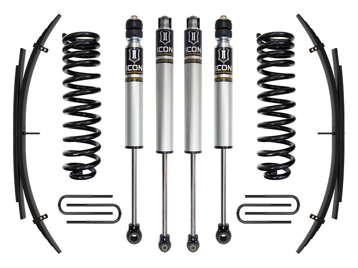 ICON Vehicle Dynamics 2020-2022 Ford F-250/F-350 Super Duty 4WD, 2.5" Lift, Stage 1 Suspension System w/ Expansion Packs