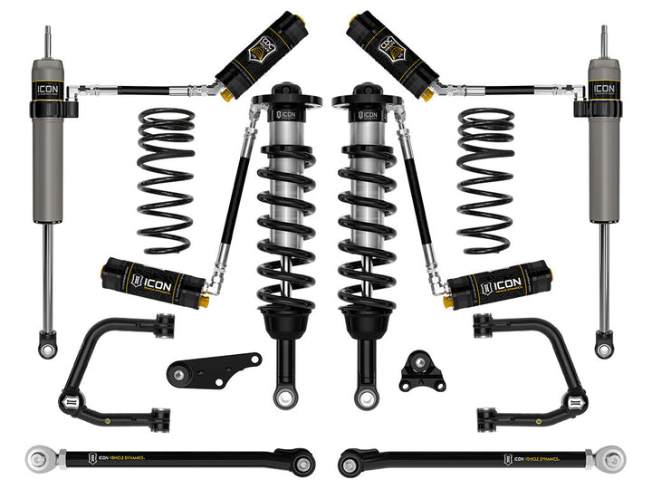 ICON Vehicle Dynamics 2024-2026 Toyota Tacoma 1.25-3" Lift, Stage 8 Suspension System, Tubular, Overland Rear Springs