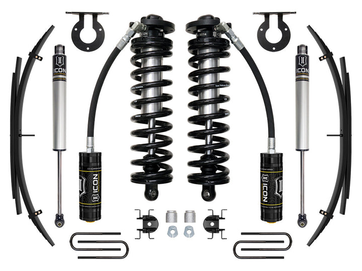 ICON Vehicle Dynamics 2017-2023 Ford F-250/F-350 Super Duty 4WD, 2.5-3" Lift, Stage 1 Coilover System w/ Expansion Packs