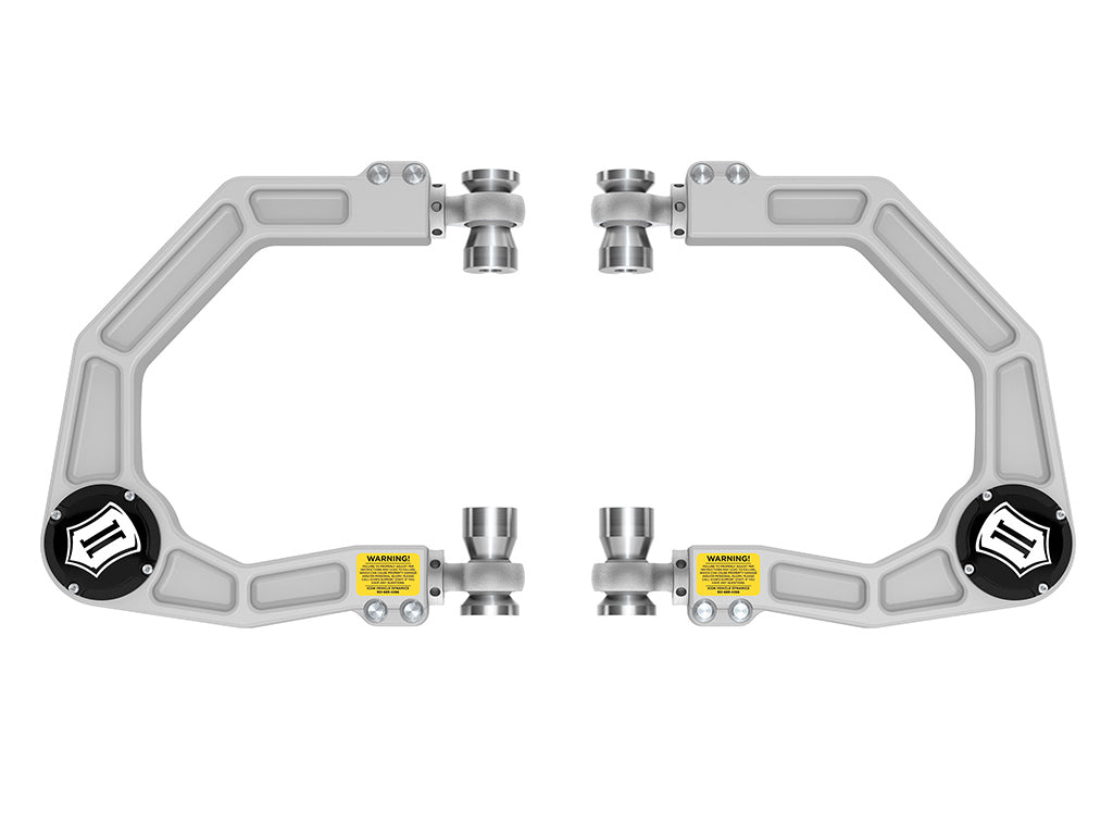 ICON Vehicle Dynamics 2021-2026 Ford Bronco, Billet Upper Control Arms with Delta Joint Pro, Kit