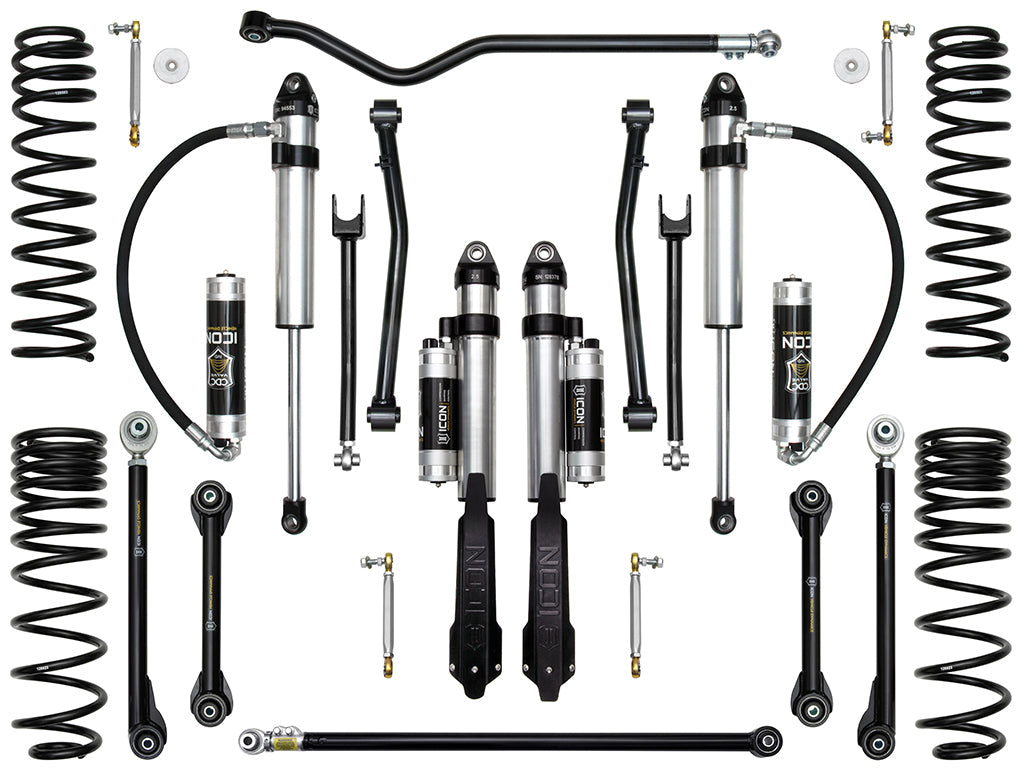 ICON Vehicle Dynamics 2020-Up Jeep Gladiator, 2.5" Lift, Stage 8 Suspension System, Tubular UCA