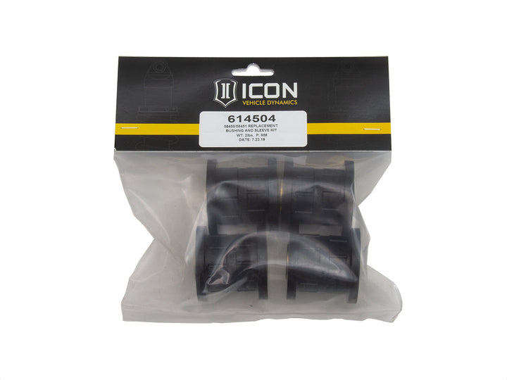 ICON Vehicle Dynamics (58450/58451) UCA Replacement Bushing &amp; Sleeve Kit