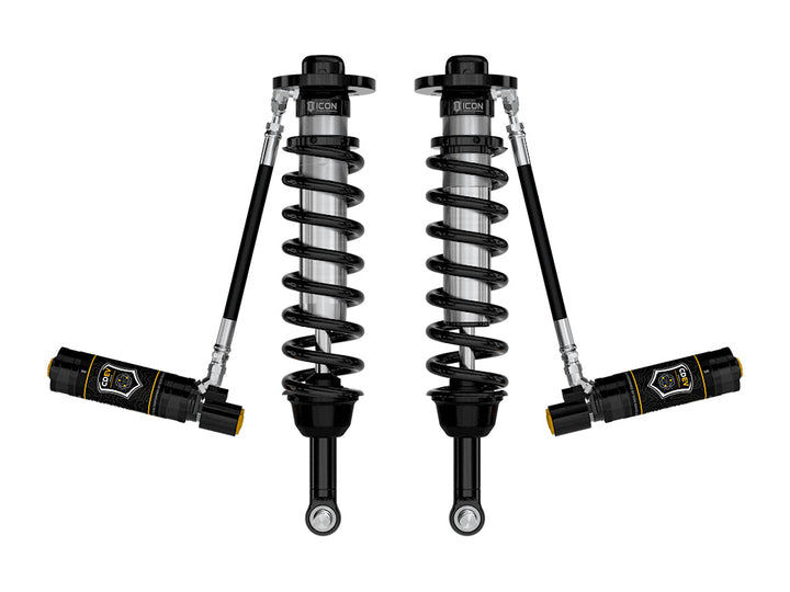 ICON Vehicle Dynamics 2021-2026 Ford F-150 4WD, 2.75-3.5" Lift, Front, V.S. 2.5 Series Coilovers, Remote Reservoir w/ CDEV, Pair