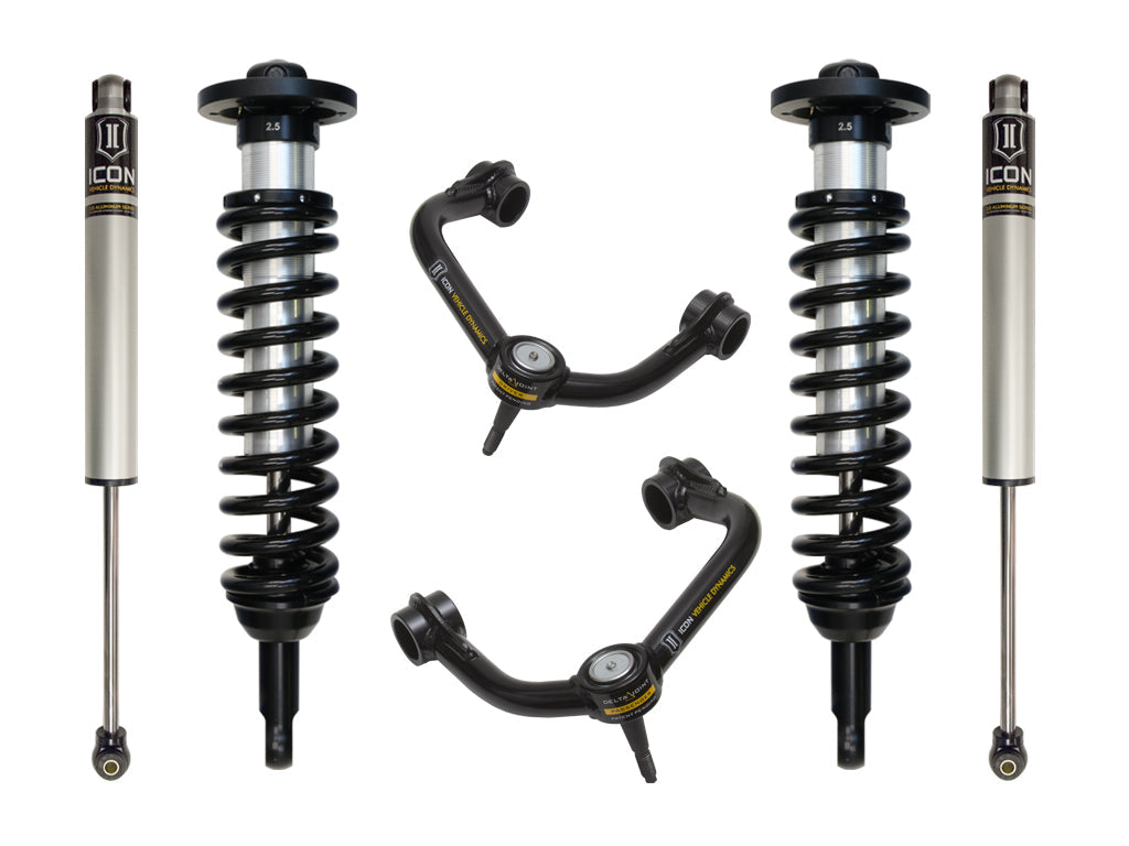 ICON Vehicle Dynamics 2009-2013 Ford F-150 4WD, 0-2.63" Lift, Stage 2 Suspension System, Tubular