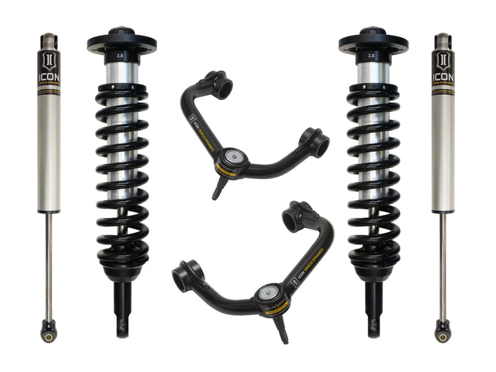 ICON Vehicle Dynamics 2009-2013 Ford F-150 4WD, 0-2.63" Lift, Stage 2 Suspension System, Tubular