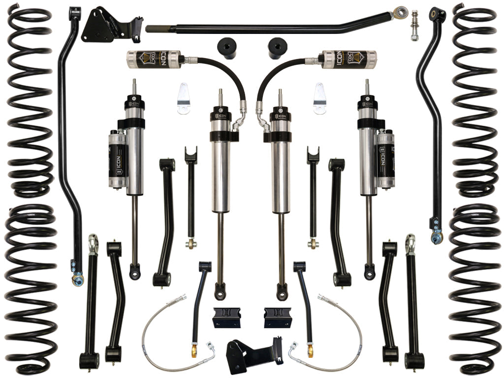 ICON Vehicle Dynamics 2007-18 Jeep JK Wrangler, 4.5" Lift, Stage 4 Suspension System