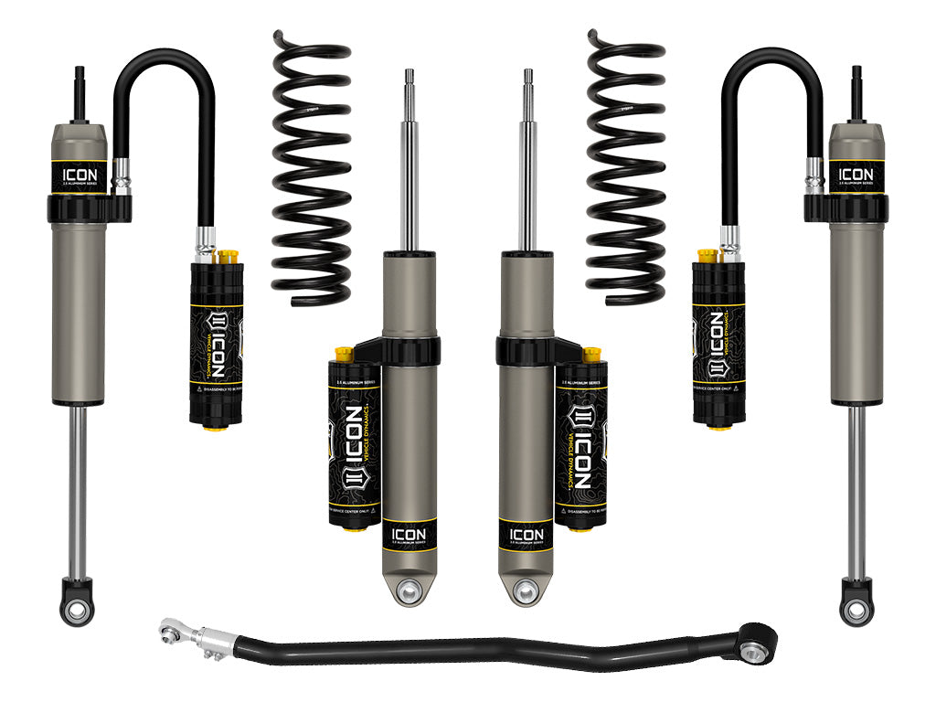 ICON Vehicle Dynamics 2014-2026 Ram 2500 4WD, Diesel, Coil Spring Rear, 2.5" Lift, Stage 4 Suspension System